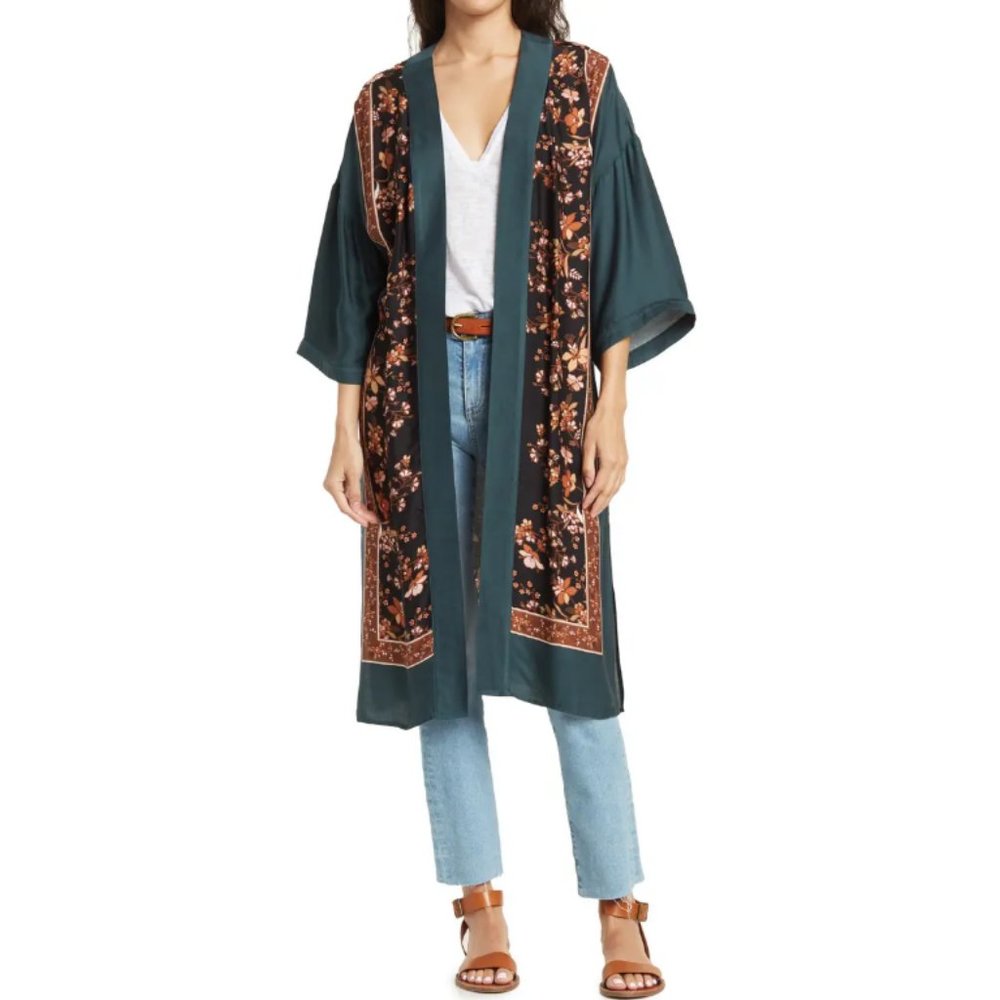 Daniel Rainn Floral Kimono XS/S
